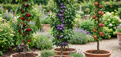 Саженцы колоновидных деревьев возраста от 2 до 12 лет в закрытой корневой системе. Доставка по Москве и Московской области. Гарантия от питомника Биолокус. Продажа оптом и в розницу.